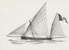 122 Messico - feluca forse d'origine spagnola